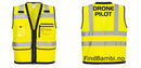 Custom Heavy Duty Hi-Vis Surveyor Vest