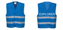 Custom Royal Blue MeshAir Reflective Events Safety Vest