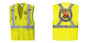 Custom Hi-Vis YELLOW Mesh X Back Executive Vest