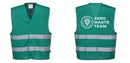 Custom DEEP GREEN MeshAir Reflective Events Safety Vest