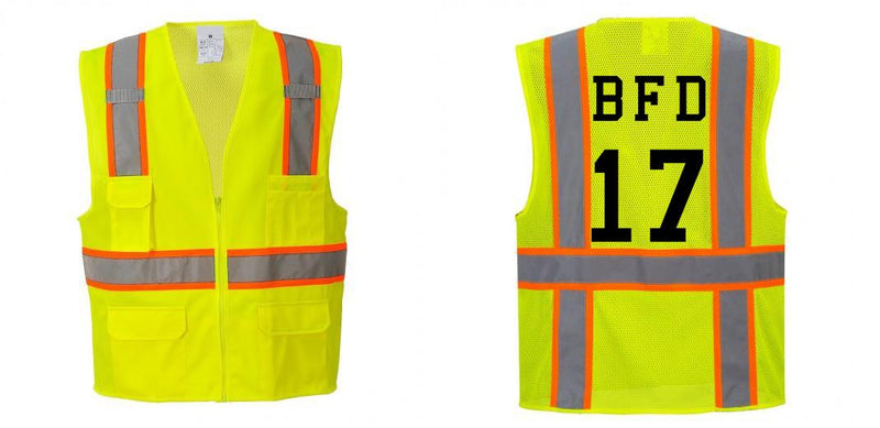 Class 2 Safety Vest with Cooling Mesh Back