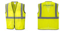 Custom Lightweight High Visibility Yellow Tampa Mesh Vest