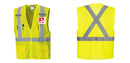 Custom Hi-Vis YELLOW Mesh X Back Executive Vest