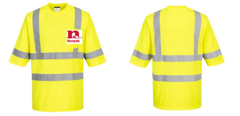 Custom Class 3 Yellow Wicking T-Shirt