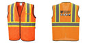 Custom Yellow Mesh Class 2 Reflective Safety Vest with Pockets