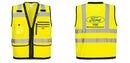 Custom Heavy Duty Hi-Vis Surveyor Vest
