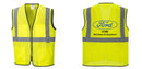 Custom Lightweight High Visibility Yellow Tampa Mesh Vest