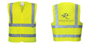 Custom Logo Reflective Yellow Safety Vest - ANSI Class 2
