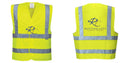 Custom Logo Reflective Yellow Safety Vest - ANSI Class 2