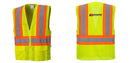 Custom Contrast High Visibility Full Mesh Yellow Safety Vest