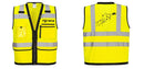 Custom Heavy Duty Hi-Vis Surveyor Vest