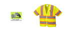Custom Class 3 Yellow Safety Vest Sleeved Hi-Vis with Pockets