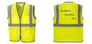 Custom Lightweight High Visibility Yellow Tampa Mesh Vest