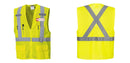 Custom Hi-Vis YELLOW Mesh X Back Executive Vest