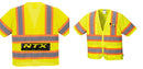 Custom Class 3 Yellow Safety Vest Sleeved Hi-Vis with Pockets