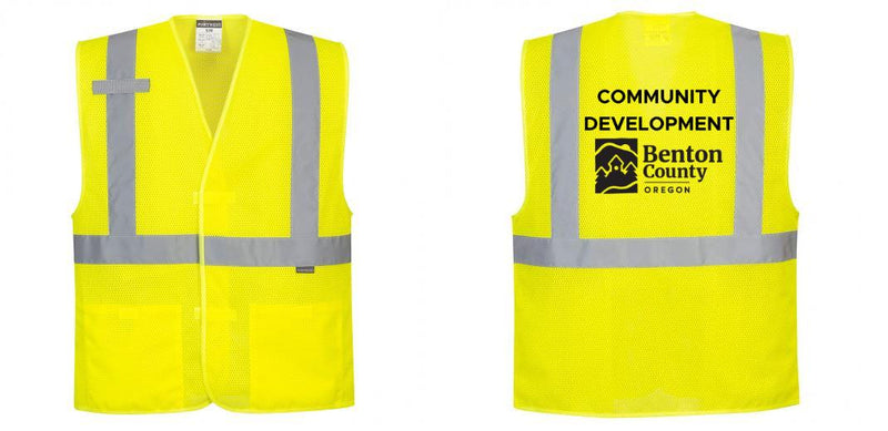 Custom Class 2 High Visibility Economy Reflective MESH Safety Vest
