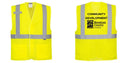 Custom Class 2 High Visibility Economy Reflective MESH Safety Vest