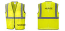 Custom Lightweight High Visibility Yellow Tampa Mesh Vest