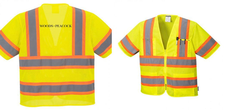 Custom Class 3 Yellow Safety Vest Sleeved Hi-Vis with Pockets
