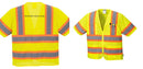 Custom Class 3 Yellow Safety Vest Sleeved Hi-Vis with Pockets