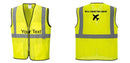 Custom Lightweight High Visibility Yellow Tampa Mesh Vest