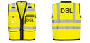 Custom Heavy Duty Hi-Vis Surveyor Vest