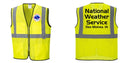 Custom Lightweight High Visibility Yellow Tampa Mesh Vest