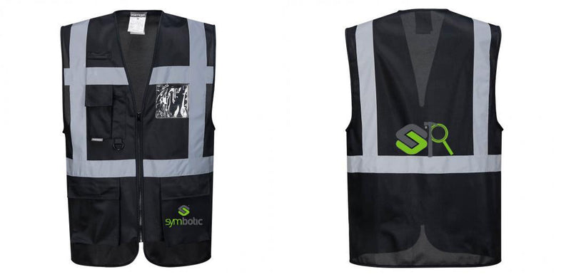 Custom Black Professional Executive Style Safety Vest