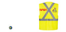 Custom Hi-Vis YELLOW Mesh X Back Executive Vest