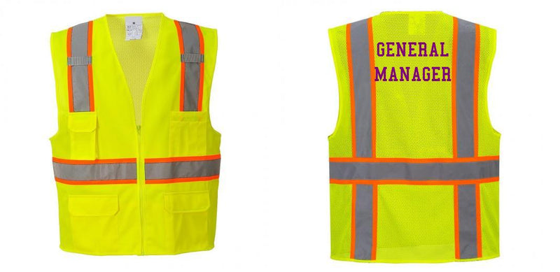 Class 2 Safety Vest with Cooling Mesh Back