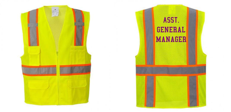 Class 2 Safety Vest with Cooling Mesh Back