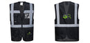Custom Black Professional Executive Style Safety Vest