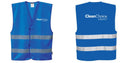 Custom ROYAL BLUE Safety Vest Reflective Hi Vis Work and Event Style Vest