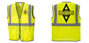 Custom Lightweight High Visibility Yellow Tampa Mesh Vest