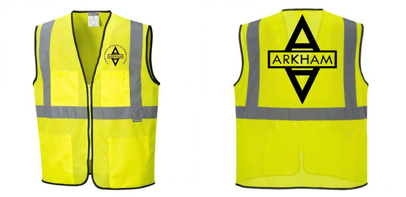 Custom Lightweight High Visibility Yellow Tampa Mesh Vest