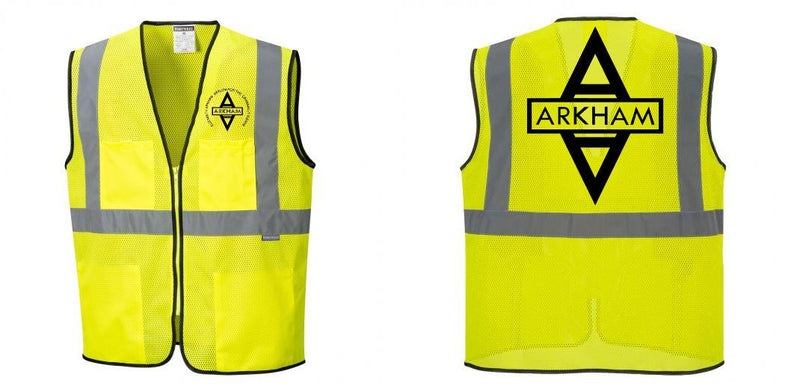 Custom Lightweight High Visibility Yellow Tampa Mesh Vest