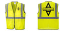 Custom Lightweight High Visibility Yellow Tampa Mesh Vest