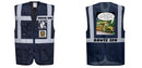 Custom NAVY Professional Executive Style Safety Vest