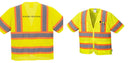 Custom Class 3 Yellow Safety Vest Sleeved Hi-Vis with Pockets