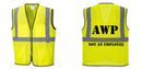 Custom Lightweight High Visibility Yellow Tampa Mesh Vest