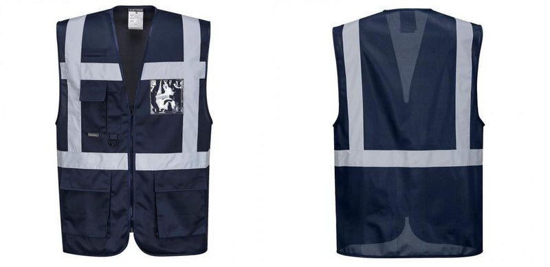 Custom NAVY Professional Executive Style Safety Vest