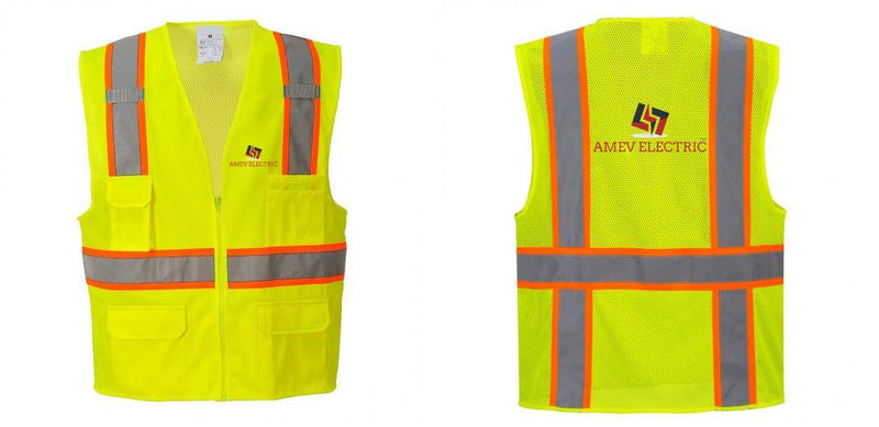 Class 2 Safety Vest with Cooling Mesh Back
