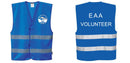 Custom ROYAL BLUE Safety Vest Reflective Hi Vis Work and Event Style Vest