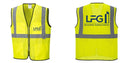 Custom Lightweight High Visibility Yellow Tampa Mesh Vest