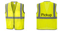 Custom Lightweight High Visibility Yellow Tampa Mesh Vest