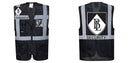 Custom Black Professional Executive Style Safety Vest