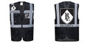 Custom Black Professional Executive Style Safety Vest