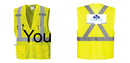 Custom Hi-Vis YELLOW Mesh X Back Executive Vest