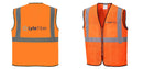 Custom Lightweight High Visibility ORANGE Tampa Mesh Vest