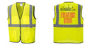 Custom Lightweight High Visibility Yellow Tampa Mesh Vest